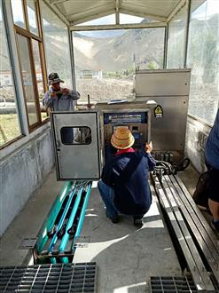 西藏拉薩某污水處理明渠式紫外線消毒器安裝項目